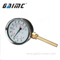 Thread Stainless Steel Bimetallic Pipe Thermometer